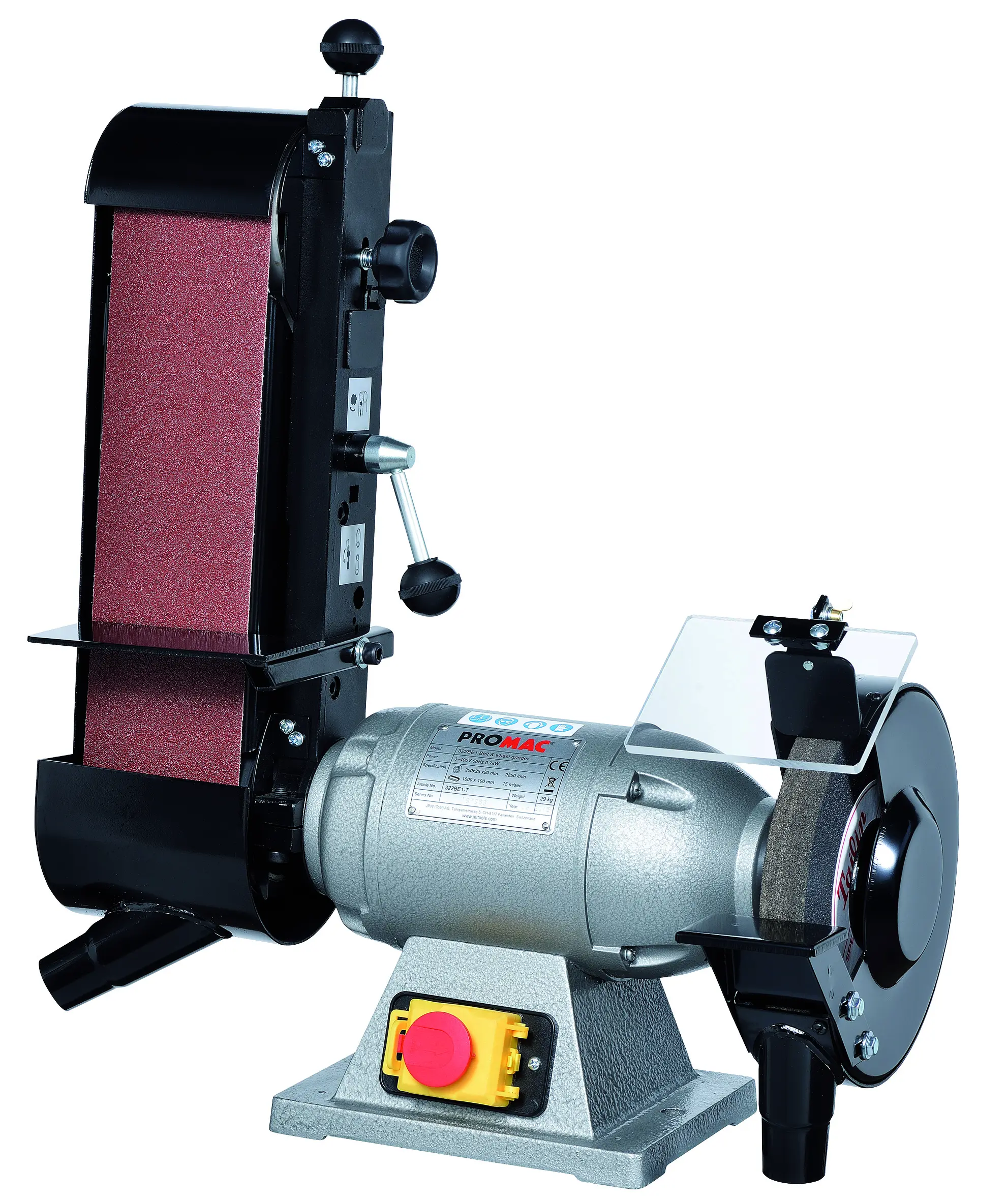 Touret meule à bande - 400 V / 0.55 kW - PROMAC - 322BE1