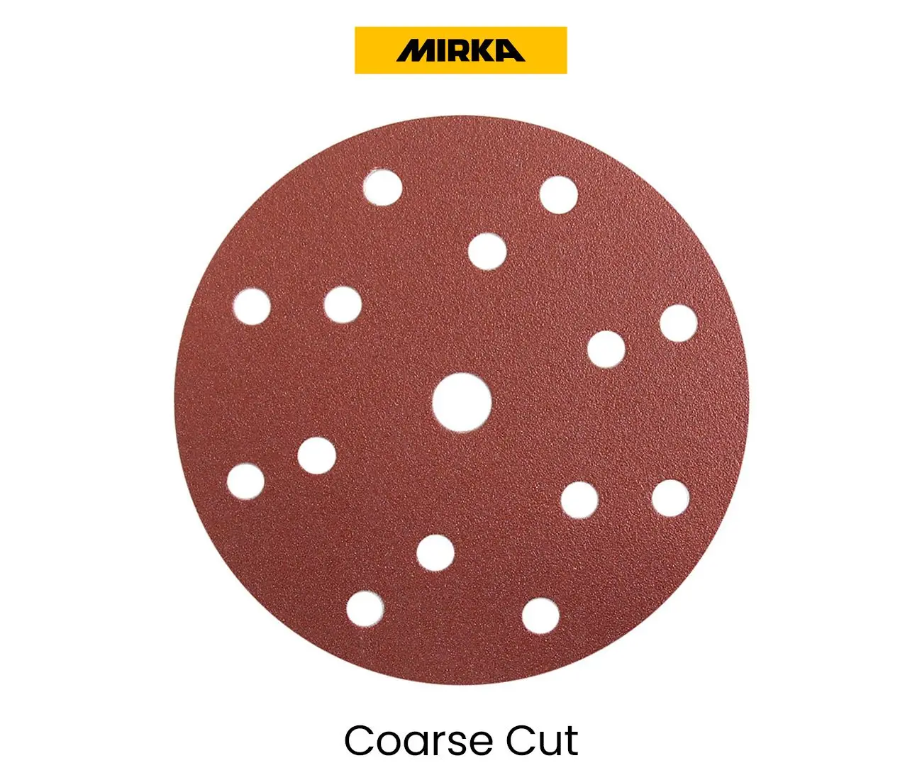 Disque abrasif Coarse Cut ø150mm  15 trous grain 120 - MIRKA - Bte 50 - 4061105012