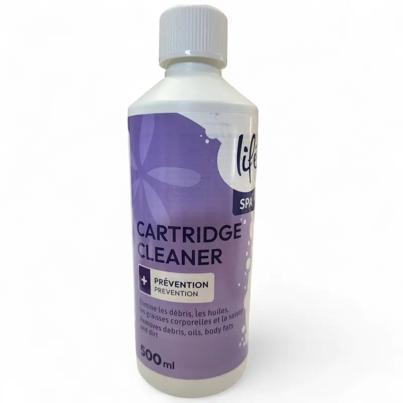 Nettoyant pour cartouche de filtration piscine ou de SPA 500ML - LIFE - LIF-500-0011