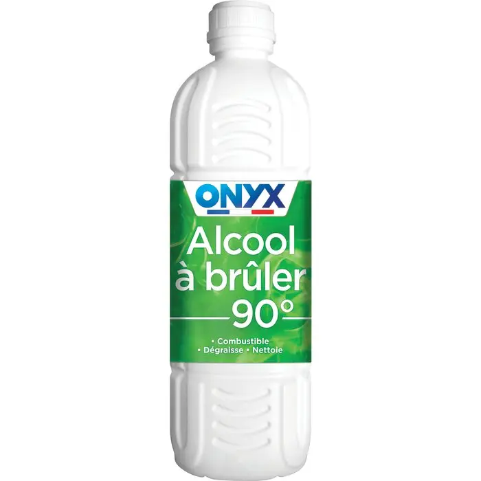 Alcool à brûler - Onyx - 90°C - 1L - BRICODEAL TORRO - 332404