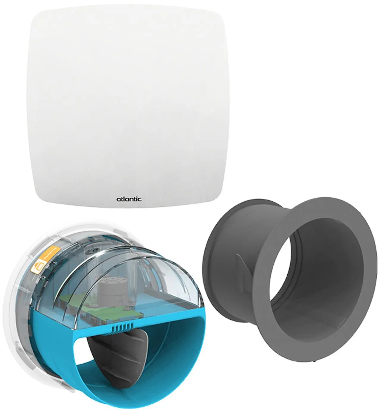 Kit e-Twist&Go pour Hygrogenius avec 1 Piquage 125 Cuisine + 1 Bouche Line - ATLANTIC - 526289