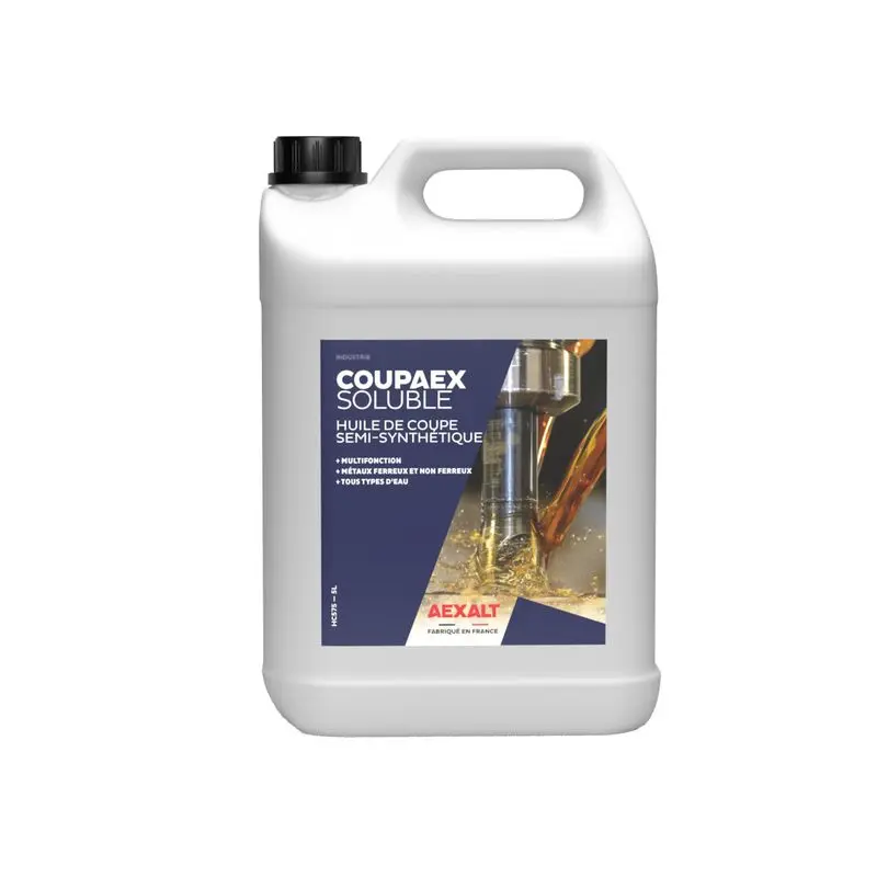 Coupaex soluble - Huile de coupe semi synthétique - Bidon de 5 Litres - AEXALT - HC575