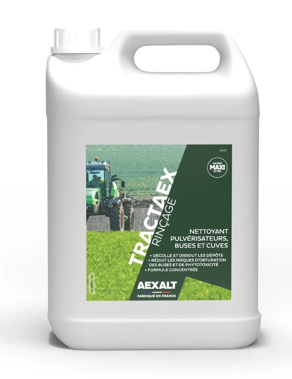 Nettoyant pulvérisateurs, buses et cuves TRACTAEX RINÇAGE 5L - AEXALT - TC283