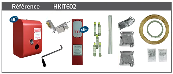 Kit treuil pneumatique : ensemble complet 602 - BLUETEK- HKIT602