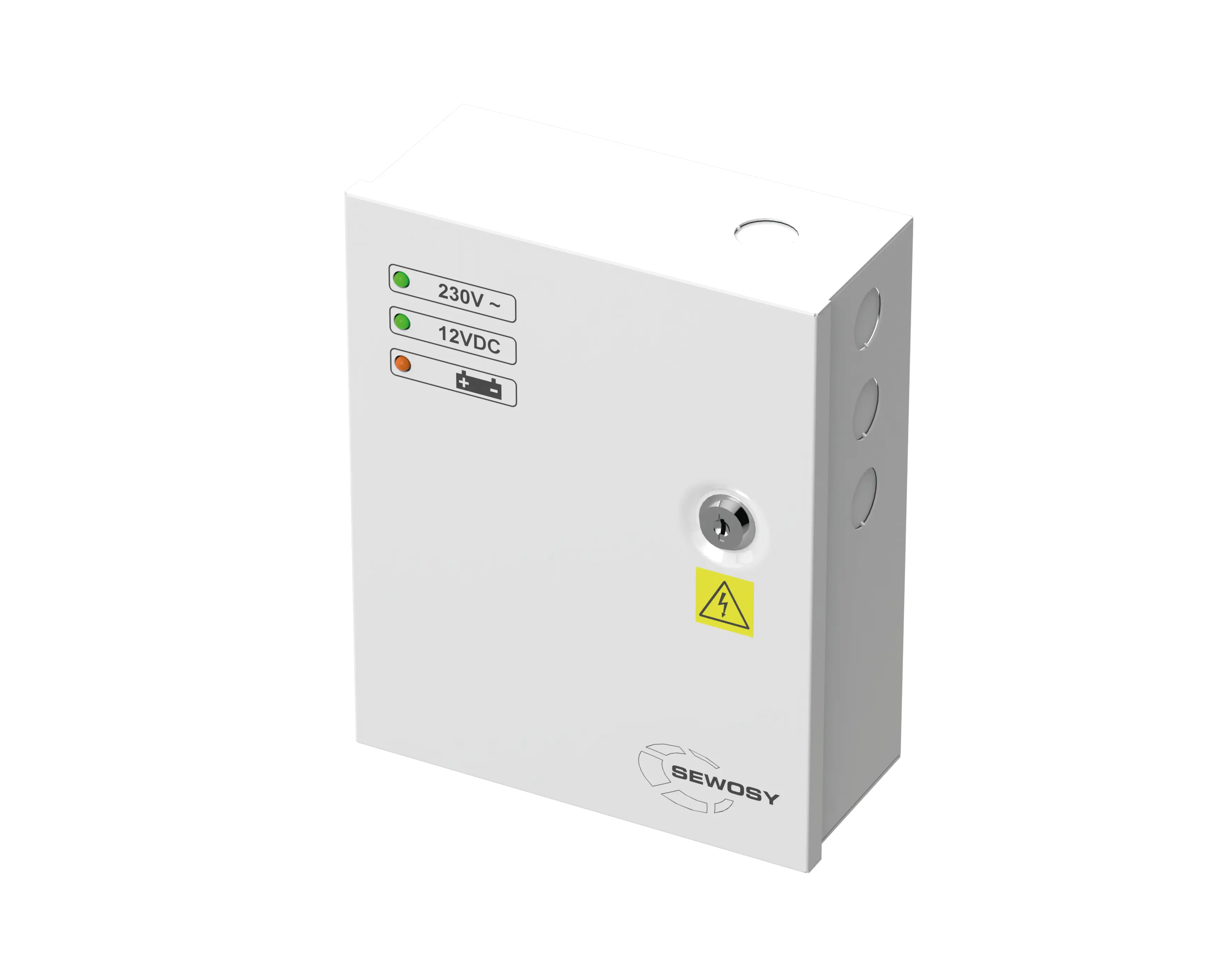 Alimentation à découpage 12VDC 3 A (emplacement accu 7Ah) sans relais défaut - SEWOSY - AD1203-SR
