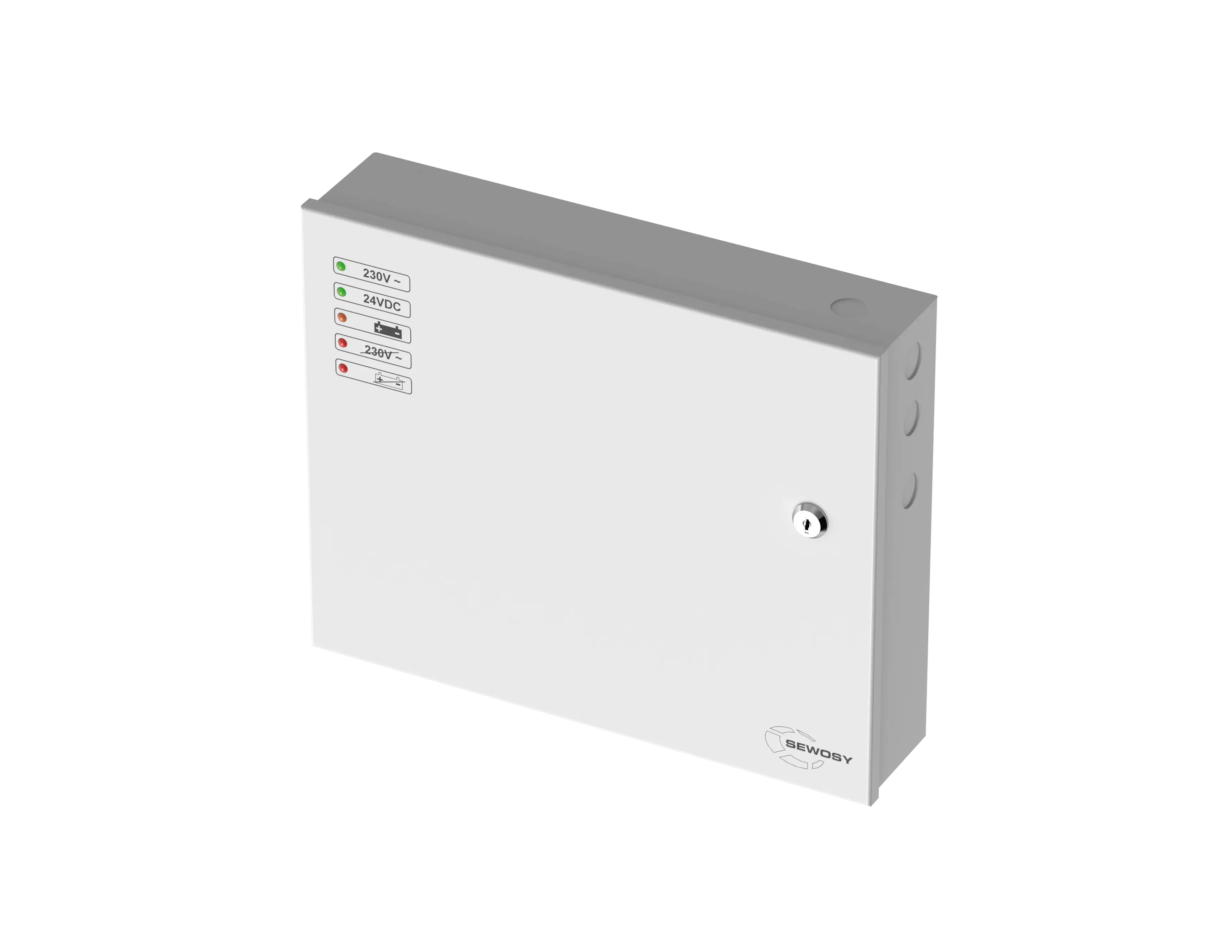 Alimentation à découpage 24VDC 5 A (emplacement 2 accus 7Ah) sans relais défaut - SEWOSY - AD2405-SR