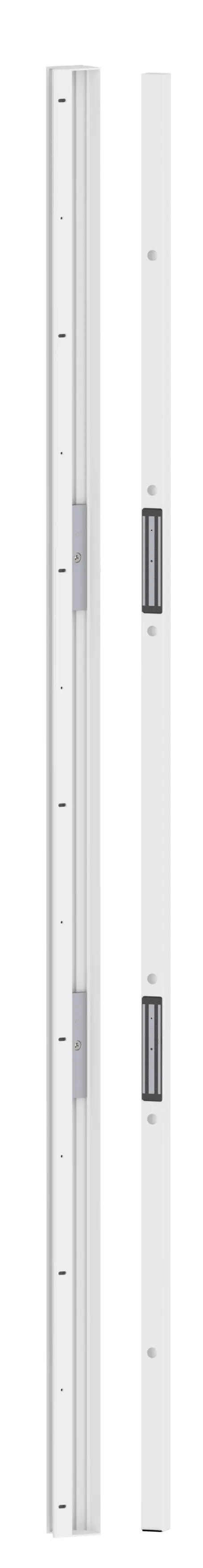 Bandeau ventouse 2500 mm 2 x 300 daN 12/24V DC NF S 61-937 - Blanc brillant - SEWOSY - CPREG2N/250-9010