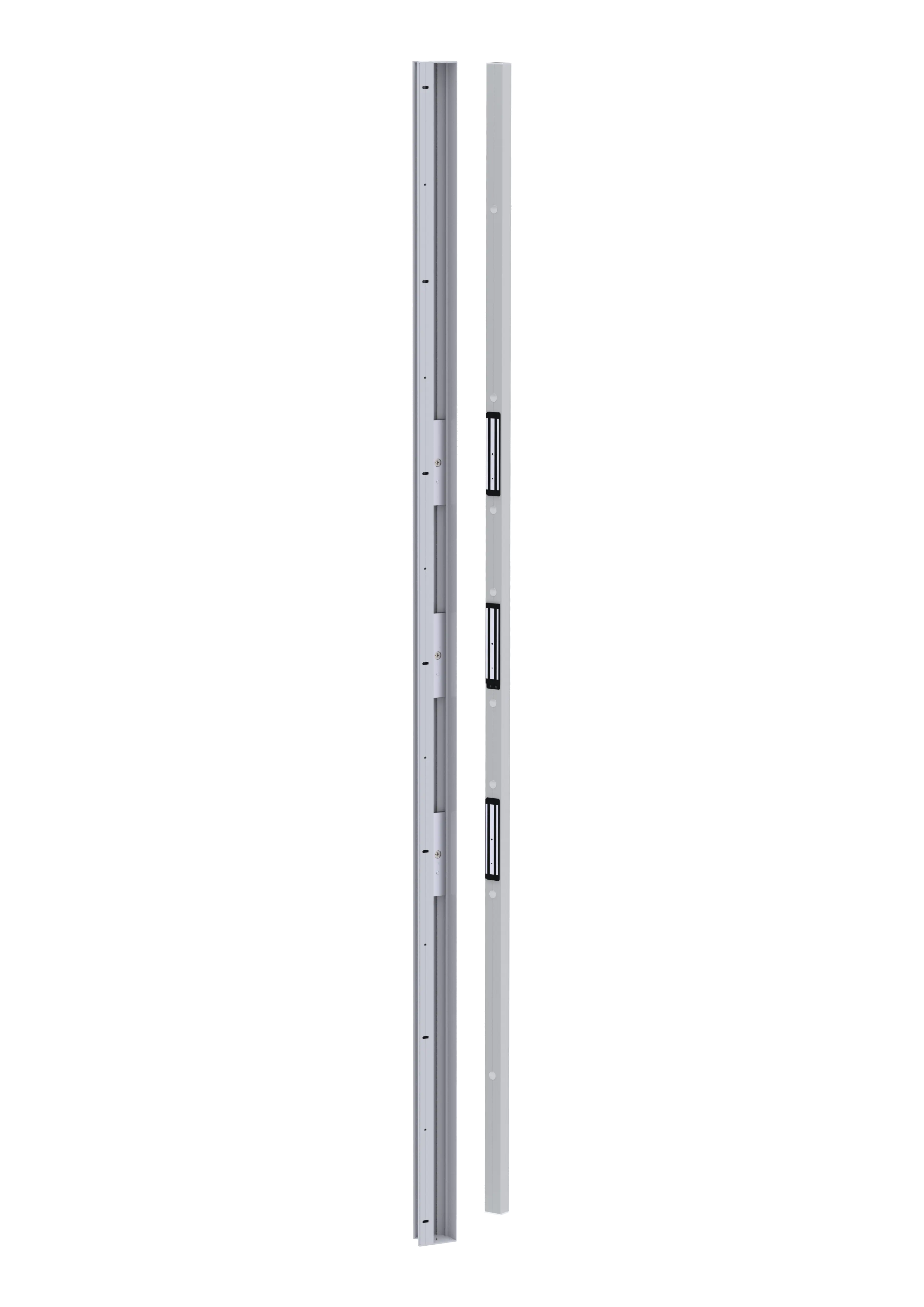 Bandeau ventouse 2500 mm AS 3 x 300 daN 12/48V DC NF S 61-937 - Alu satiné - SEWOSY - CPREG2NAR/250AS-3