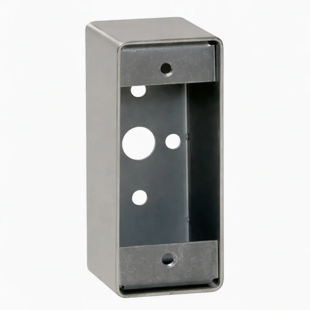 Boîtier applique pour gamme bouton poussoir INOX sur plaque étroite - SEWOSY - PBHI1