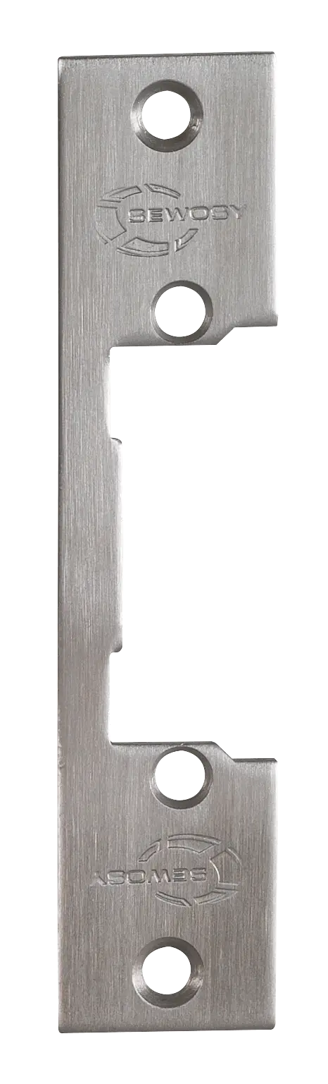 Têtière réversible en acier inoxydable 110 mm 1 trou 25 mm de large - SEWOSY - SEF301