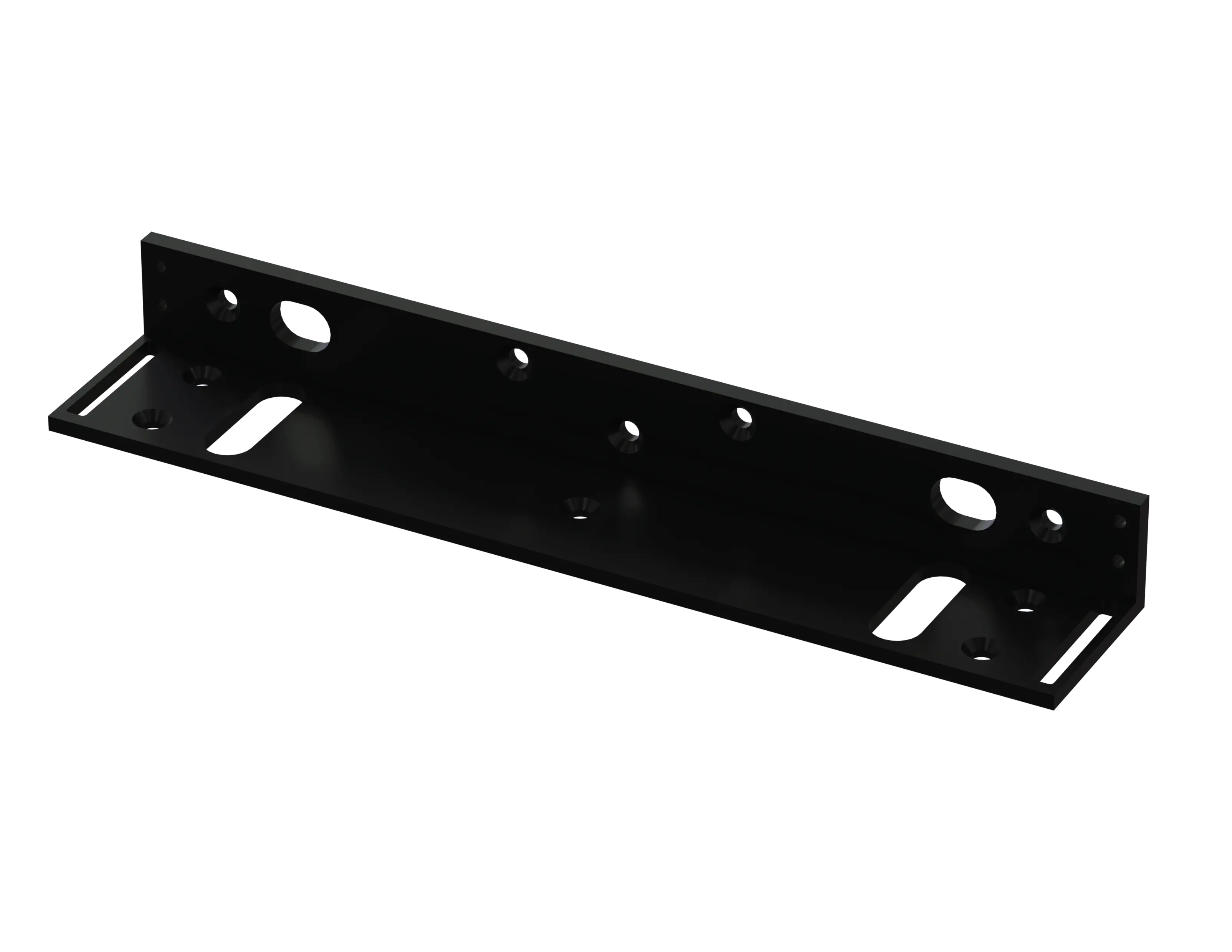 Equerre L ajustable pour série V300 - Aluminium noir - SEWOSY - V300LN