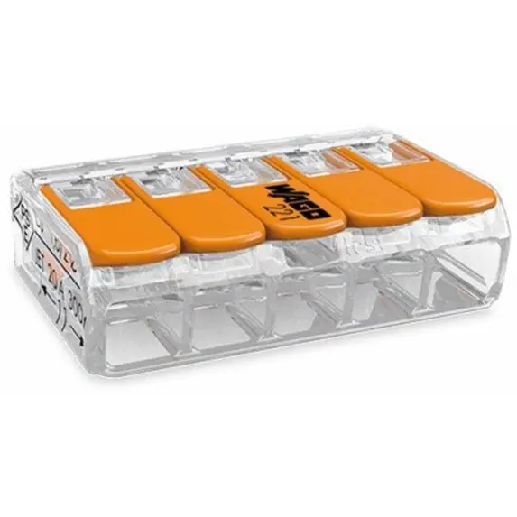 Borne rigide WAGO 5 entrées - Lot de 10 - PROFILE - 710509676