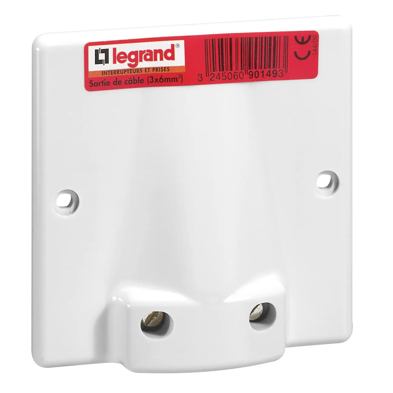 Sortie de câble 20A à 32A - 98 x 98 mm - Blanc - LEGRAND - 210090149