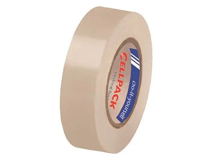 Ruban adhésif blanc - 15 mm x 10 m - CELLPACK - 58190003