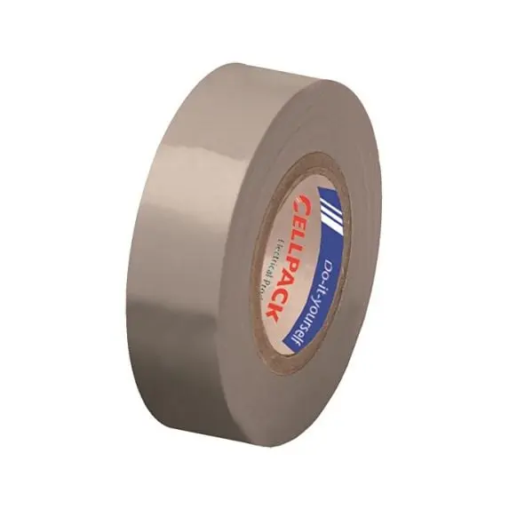 Ruban adhésif gris - 15 mm x 10 m - CELLPACK - 58190009