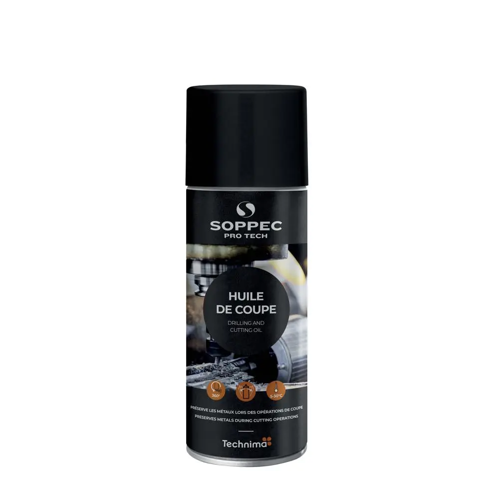 Huile de coupe aérosol 400ml - SOPPEC - 930107W