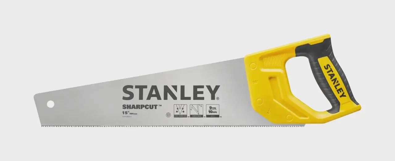 Scie égoïne Sharpcut™  coupe fine, 9 dents/pouce - STANLEY - STHT20