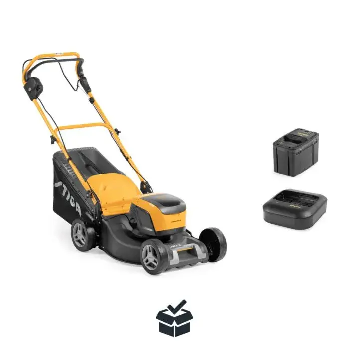 Tondeuse à batterie Collector 48 S AE Kit - STIGA - 1 batterie 5Ah - chargeur - 2L0482008/ST1