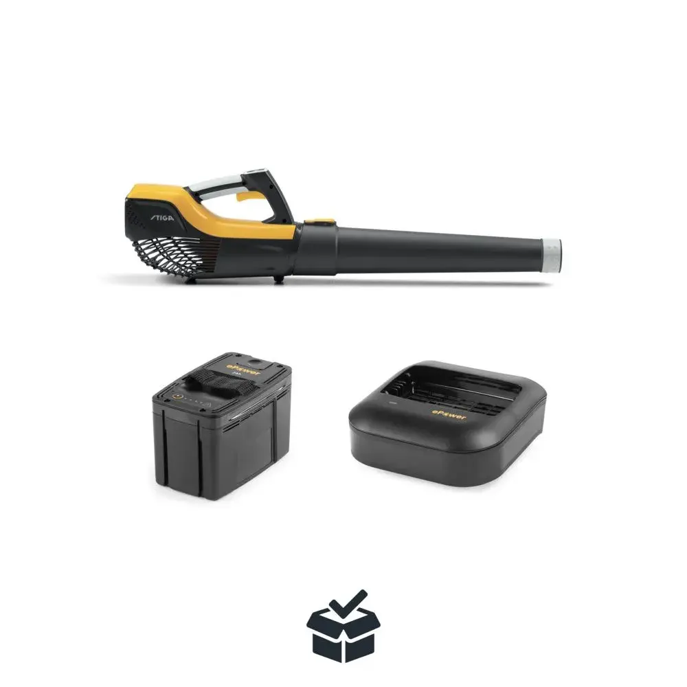 Souffleur de feuilles à batterie BL 500e Kit 48V avec 1 Batterie 2 Ah, 1 Chargeur - STIGA - 278502108/ST3