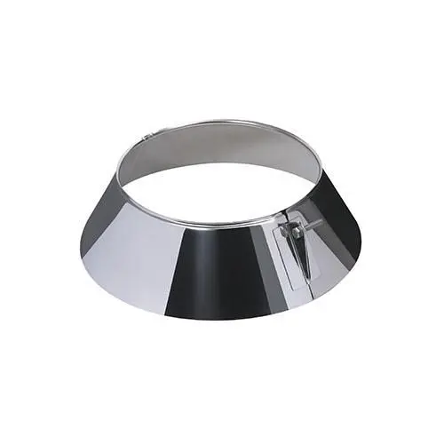 Collerette solin inox 150TZ jt RAL 9019 - POUJOULAT - 20150193 noir