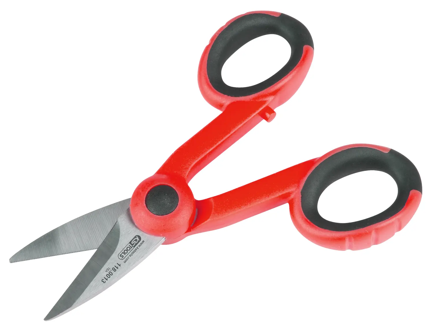 Ciseau universel d'électricien avec encoche dénude-câbles, 143 mm - KSTOOLS - 118.0013