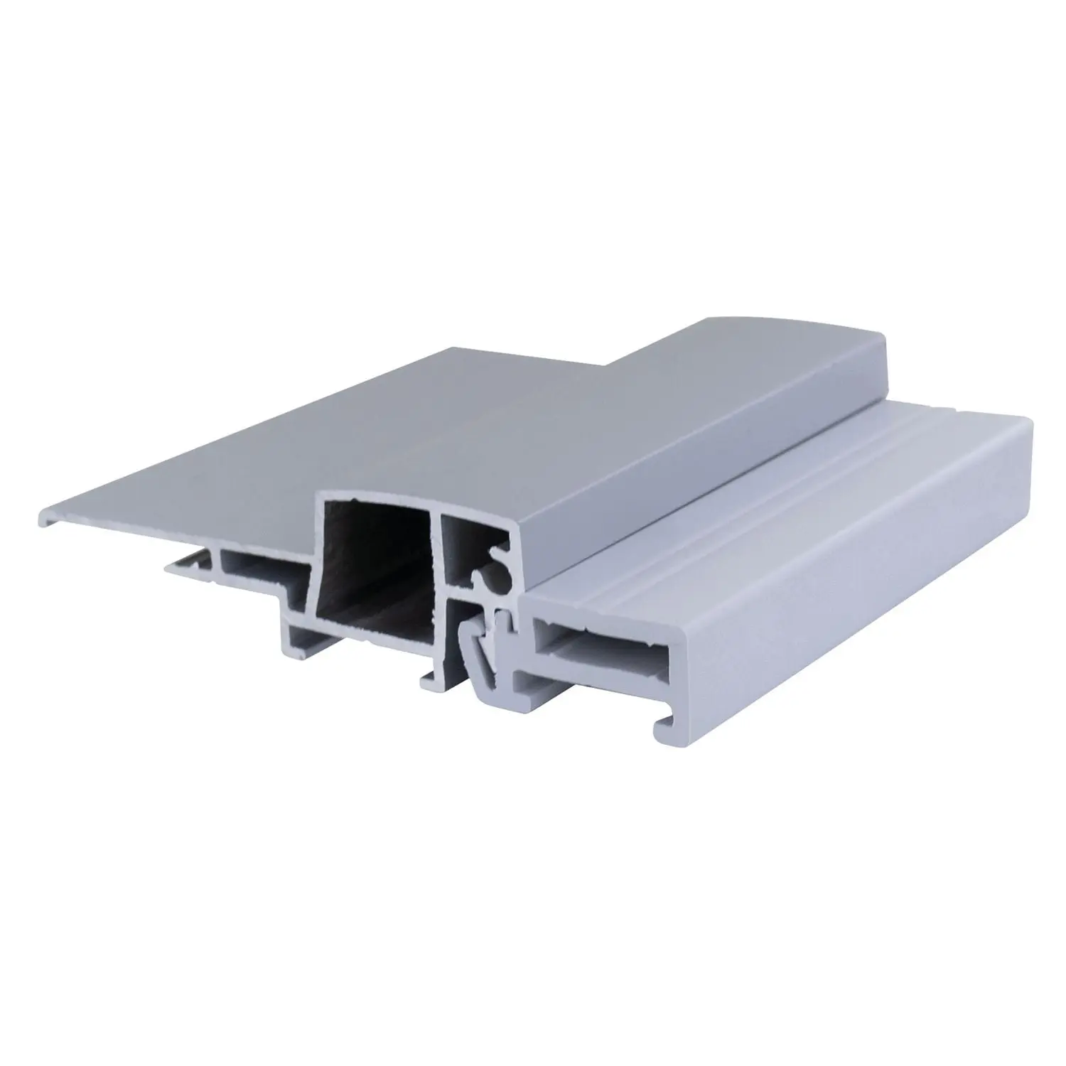 Barre de seuil Racine 83 mm frappe progressive 17/40 de 6,03 ml - Aluminium anodisé naturel - BILCOCQ - RAC56-68-1RT-NA