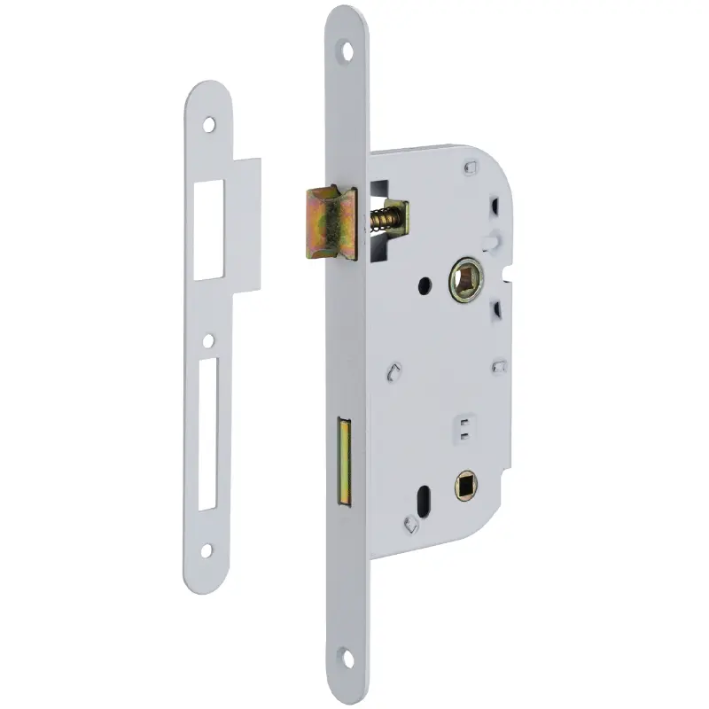 Serrure à encastrer axe 50 mm coffre épaisseur 10 mmm à condamnation bouts ronds - THIRARD - 00013931