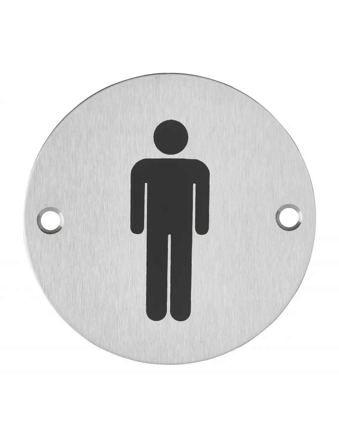 Disque de signalisation WC Homme à visser inox brossé - THIRARD - 67530