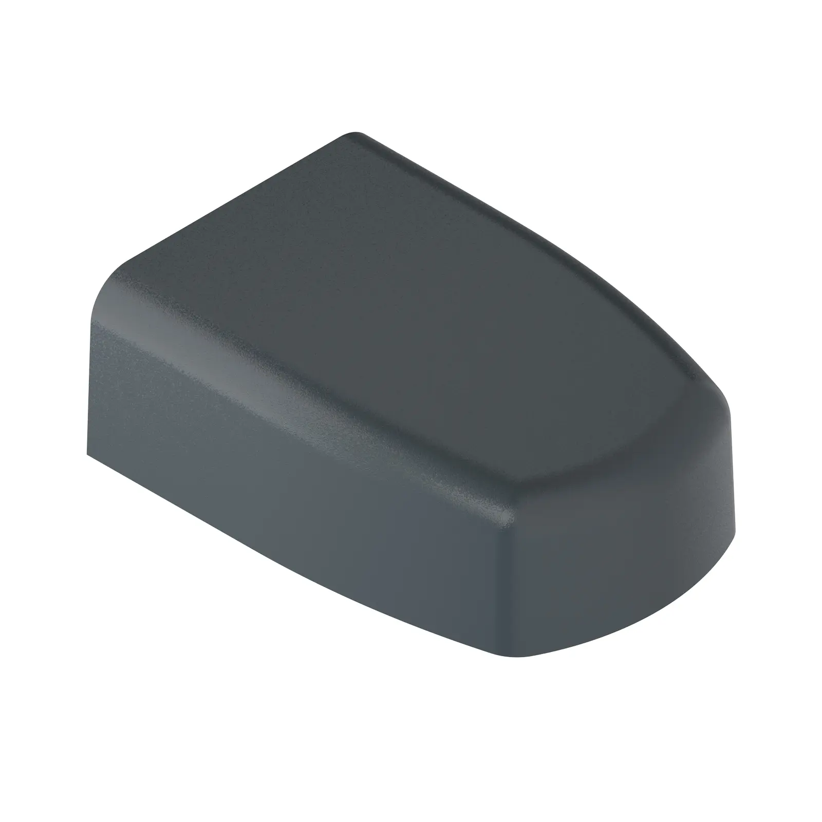 Capot de gond en aluminium - longueur 80 mm - gris anthracite RAL 7016, brillance 30 % - TIRARD et BURGAUD - AQU009R7016SCU