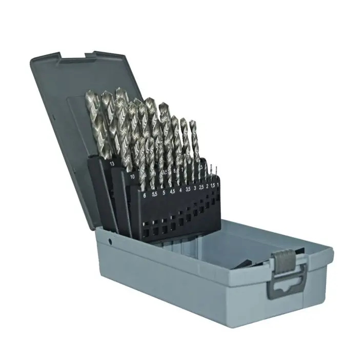 Foret HSS taille meule cylindrique court TIVOLY Coffret de 25 pièces - 11451970017