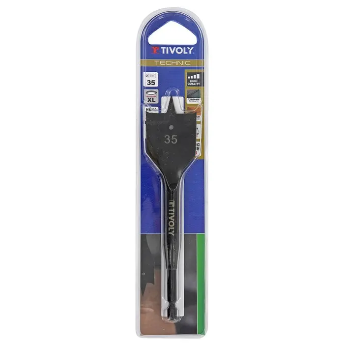 Mèche à bois plate 35mm - TYVOLY - 10802523500