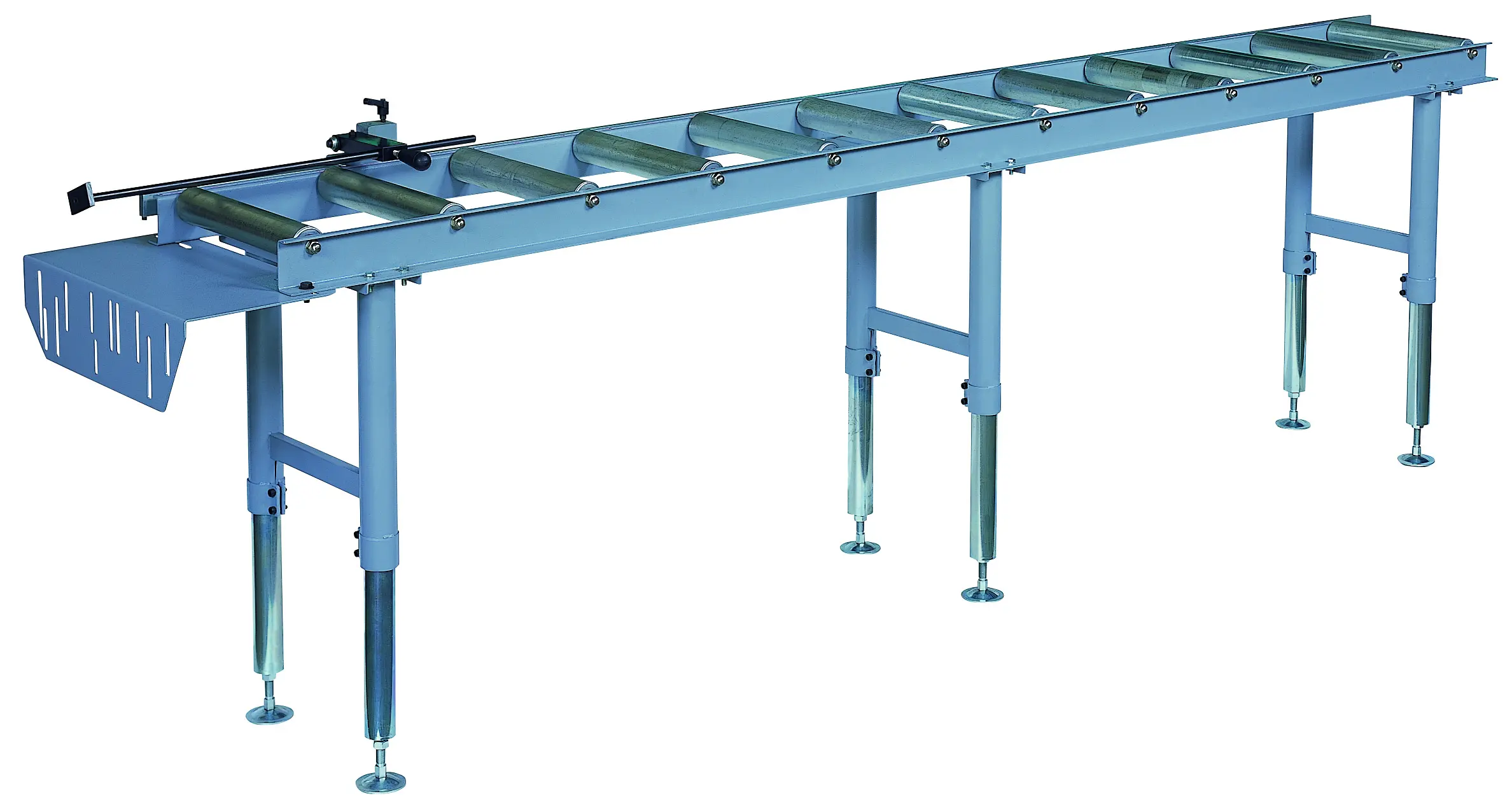 Table de sortie à rouleaux pour scie ou perceuse - 3 mètres - PROMAC - 2020