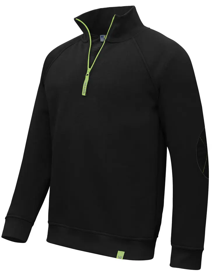 Sweat camionneur noir avec membrane MICHIGAN 2 - Tricots Bonnemaille - MICHIGAN 2 - 11