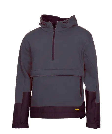 Sweat capuche gris avec membrane poche ventrale STANFORD T.XXL - Tricots Bonnemaille - STANFORD 15 - T2XL
