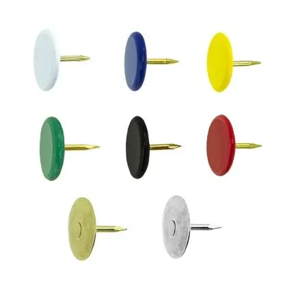 Sachet 117 punaise couleurs assorties - VYNEX - 310178014631