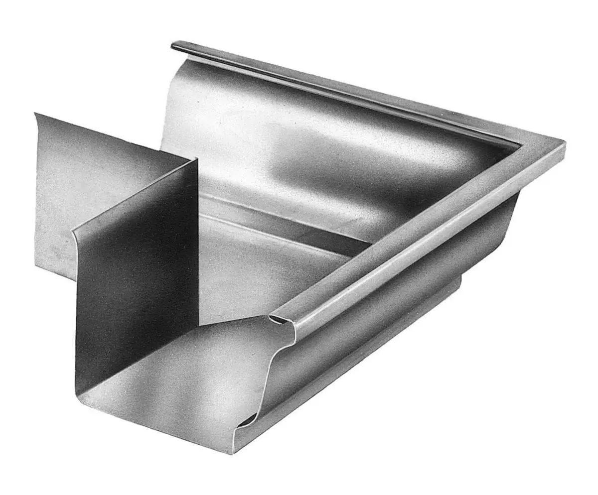 Equerre gouttière moulurée quartz-zinc extérieur - VMZINC - 220003819