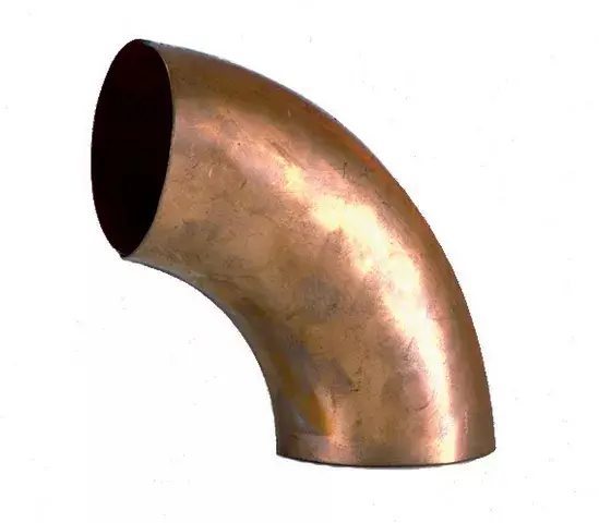 Coude de descente cuivre 85° Ø80mm VMZINC