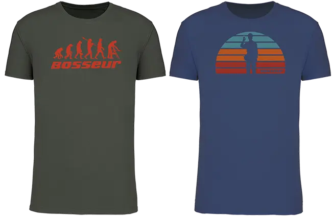 Lot de 2 t-shirt de travail BOSSEUR Evo Lichen - 12229 