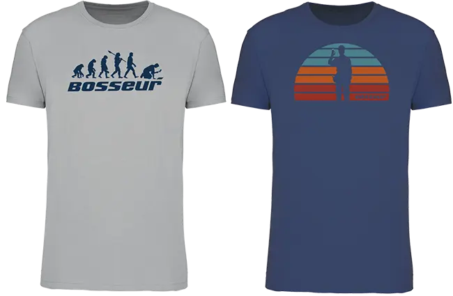 Lot de 2 t-shirt de travail BOSSEUR Evo Gris - 12236