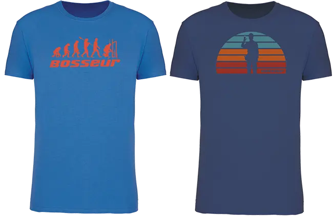 Lot de 2 t-shirt de travail BOSSEUR Evo Bleu royal - 12237