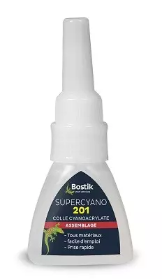 Colle SUPERCYANO 201 Tube 20 G – BOSTYK - 30506100