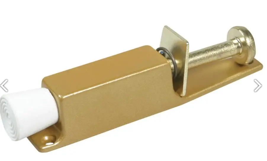 Cale porte à pédale PM Porte légère Maxi 25 Kg-[Couleur:Laiton]