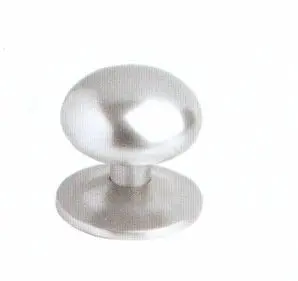 Bouton de porte sur rosace 175/19V Aluminium