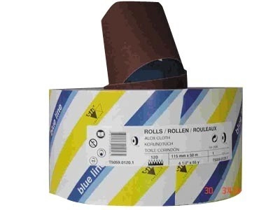 Rouleau toile souple 2936 SIA ABRASIVES - 115 mm x 50 m - Grain 80 - 4446.8229.0080