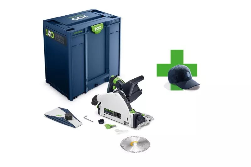 Scie plongeante sans fil 100 ans TSC 55 KEB-Basic 100Y Limited Edition - FESTOOL - sans batterie ni chargeur - SYSTAINER - 578223