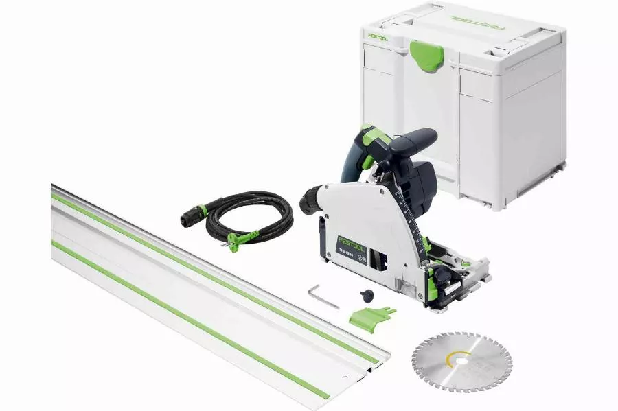 Scie plongeante 1500W Ø168mm - TS 60 KEBQ-Plus-FS - FESTOOL - avec rail - SYSTAINER - 577417