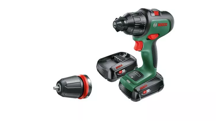 Perceuse à percussion BOSCH AdvancedImpact 18  + 2 batteries 2,5 Ah | chargeur - 06039B5109