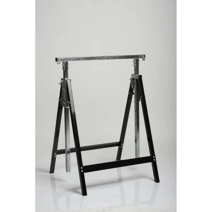 Tréteau Pro kit  NORDLINGER - 80 à 120 cm de hauteur - 640023