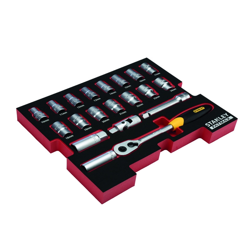 Inserts STANLEY FATMAX TSTAK IV - Jeu de douilles 1/2" - 20 pièces - FMHT0-74297