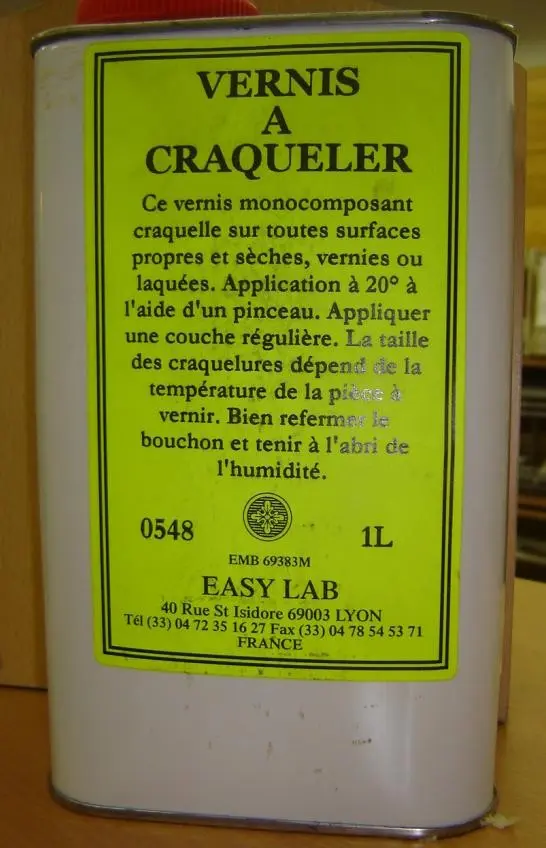 Verni à craqueler 1 Litre EASY LAB